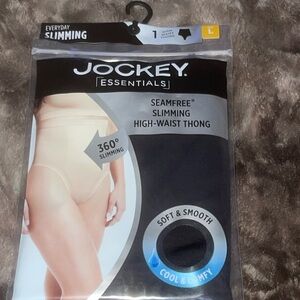 Jockey® Essentials Women's Slimming High Waisted Thong, Cooling Shapewear Pantie